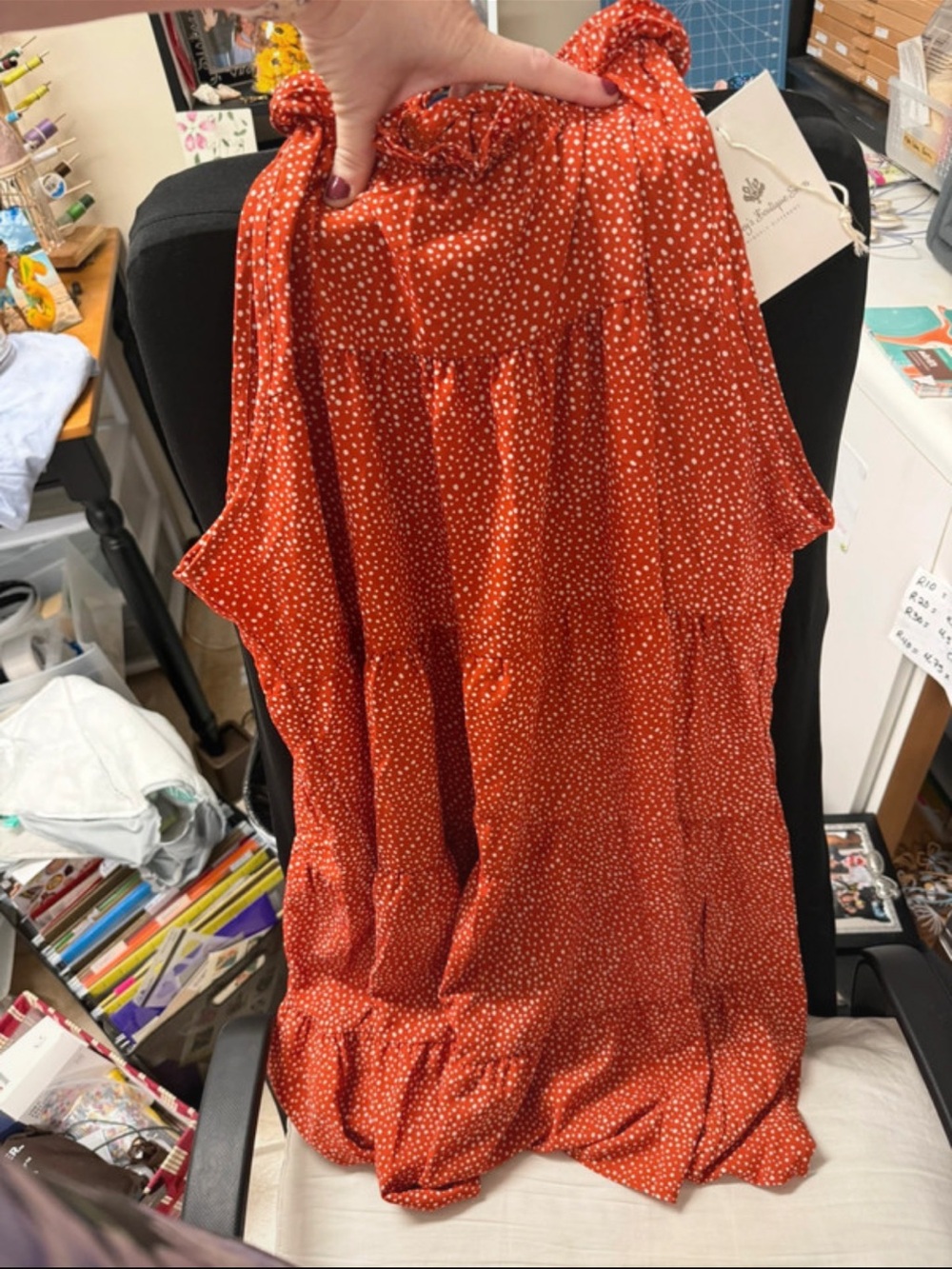 Halter neck tiered dress